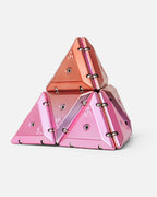 Premium Chrome Pyramid Geode
