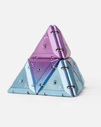 Premium Chrome Pyramid Geode